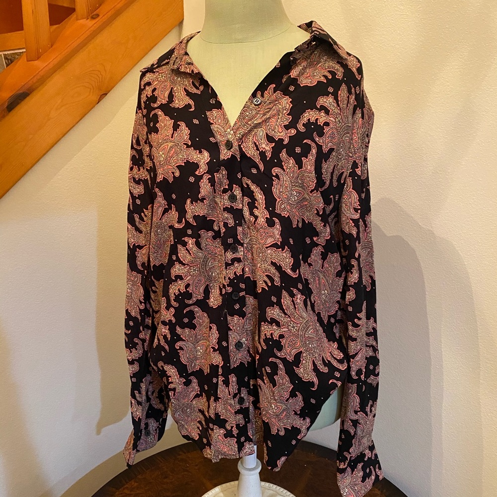 Paisley TopShop button down